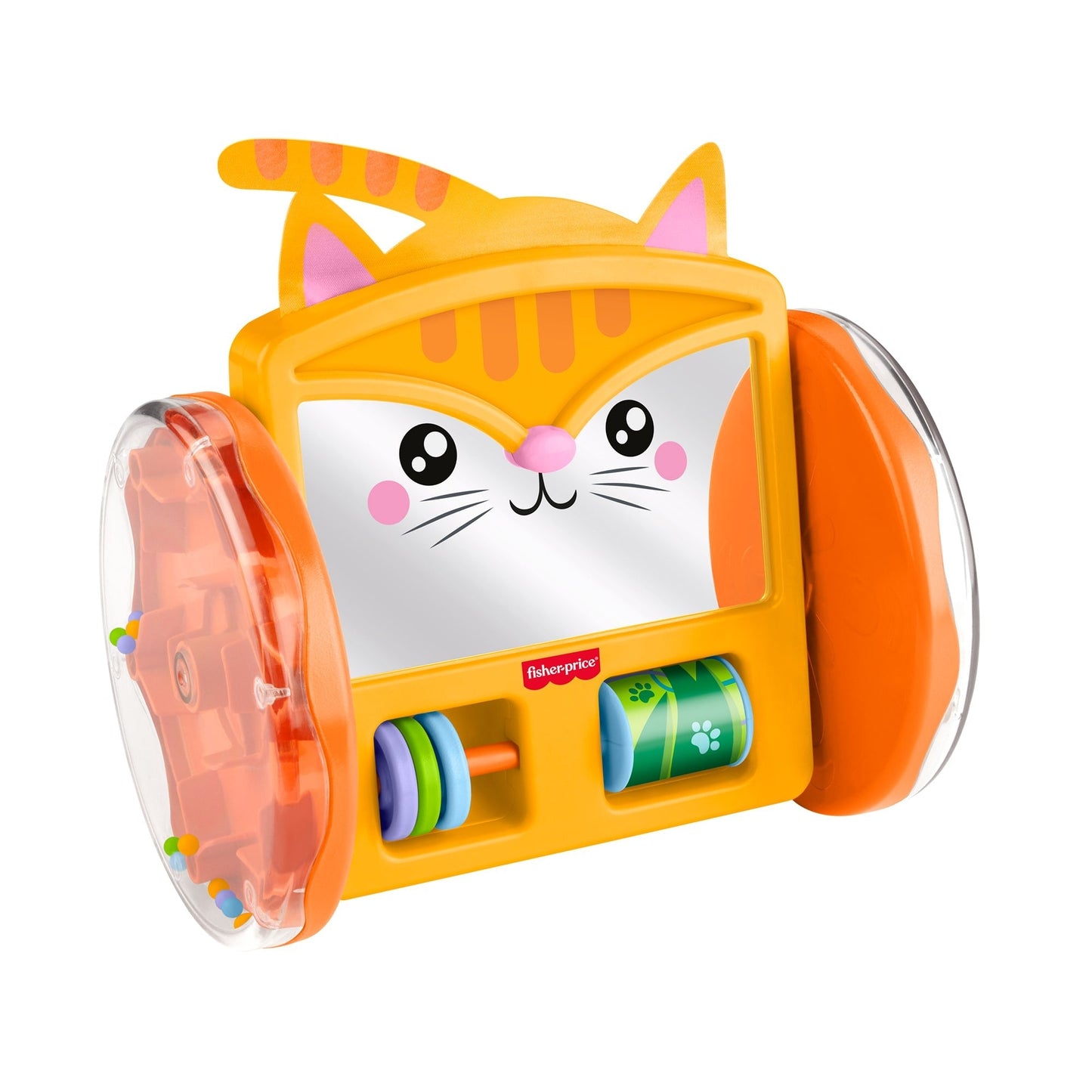Baby Crawling Cat Activity Toy for Tummy Time Play