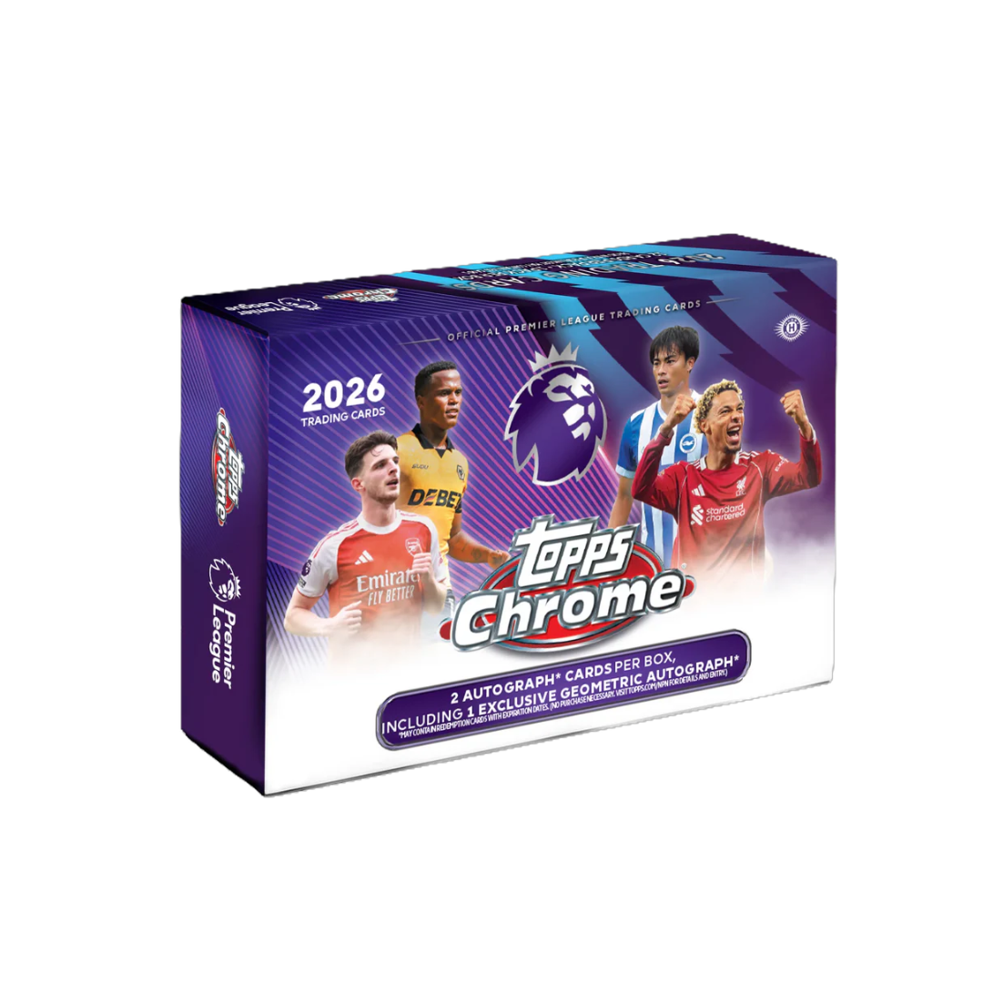 2026 Topps Chrome Premier League Soccer Breaker's Delight Box