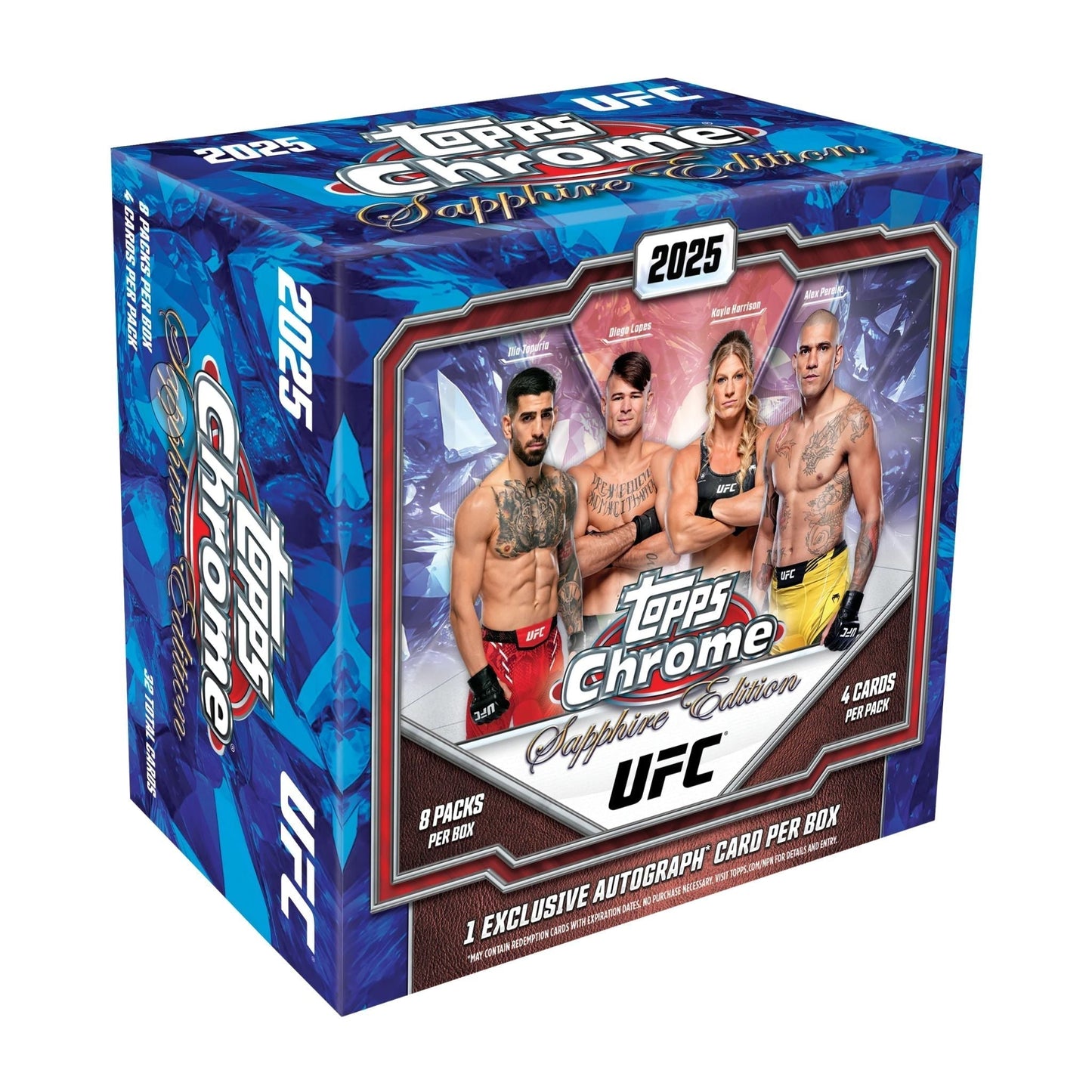 2025 Topps Chrome UFC Sapphire Edition Box