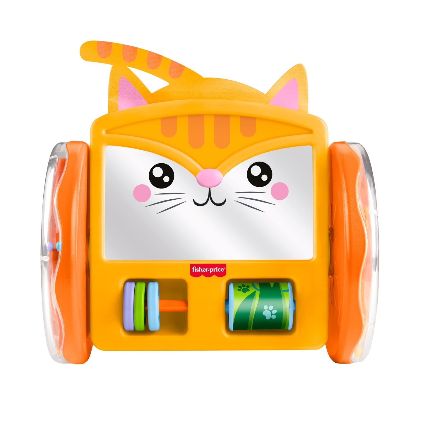 Baby Crawling Cat Activity Toy for Tummy Time Play
