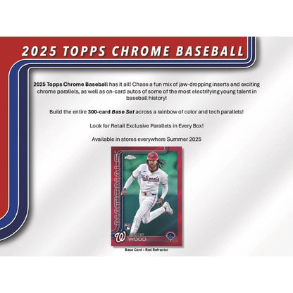 2025 Topps Chrome Baseball Mega Box