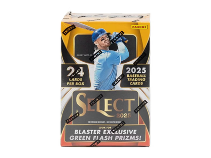 2025 Panini Select Baseball Hobby Blaster Box (Green Flash Prizms)