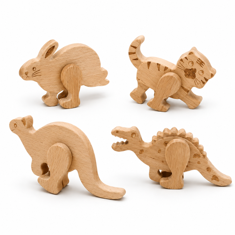 Wooden Animal Ramp Walker Set