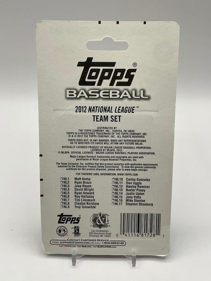2012 Topps Baseball National League Team Set