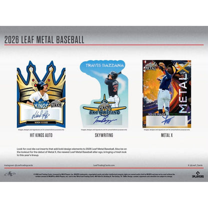 2026 Leaf Metal Baseball Hobby Box