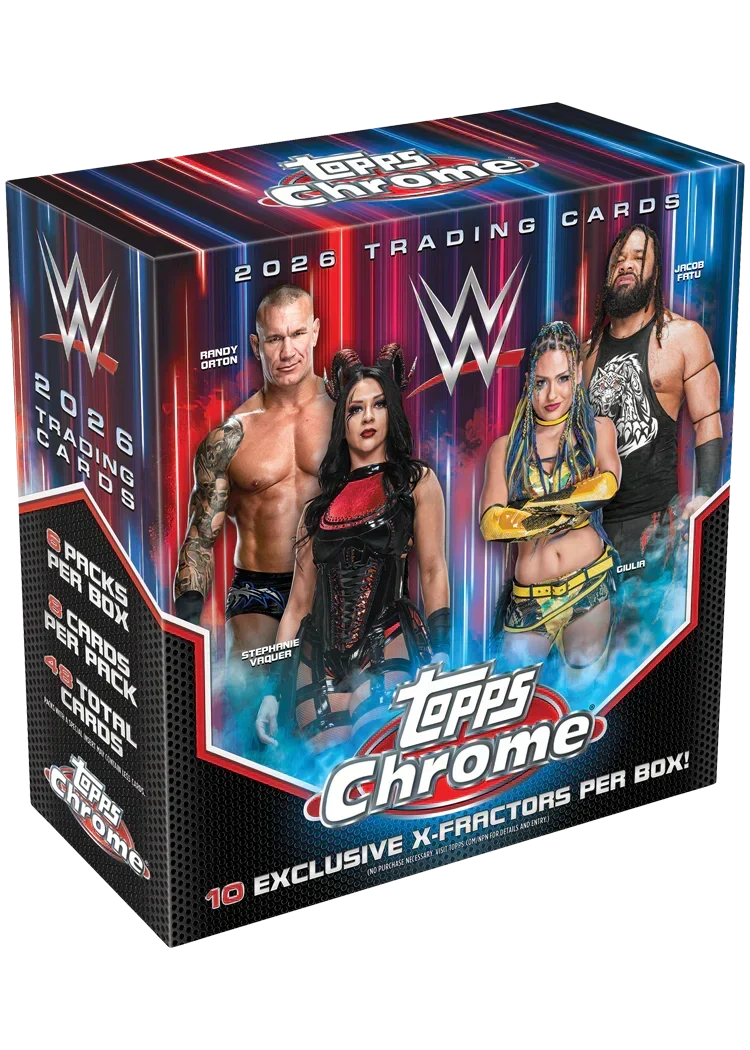 2026 Topps Chrome WWE Mega Box