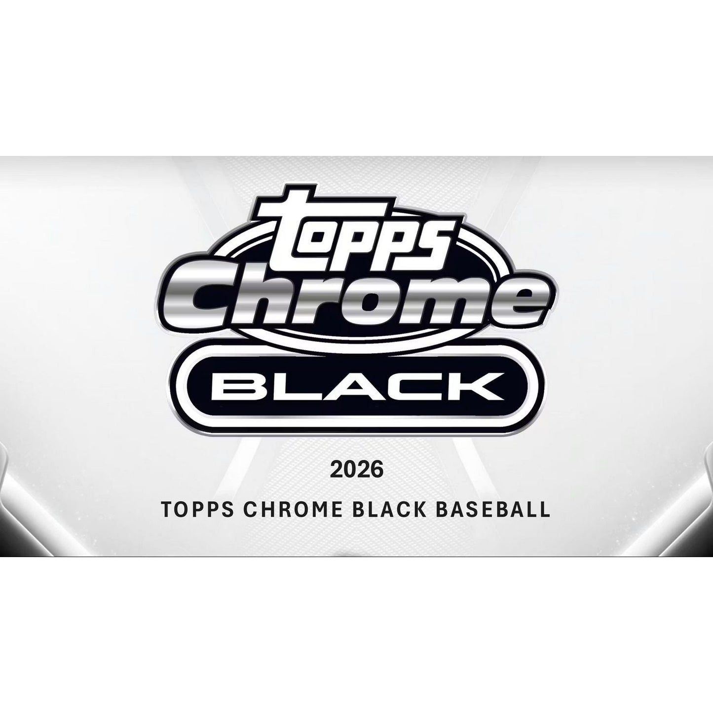 2026 Topps Chrome Black Baseball Hobby Box