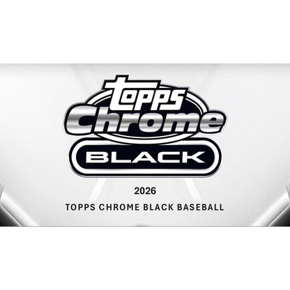 2026 Topps Chrome Black Baseball Hobby Box