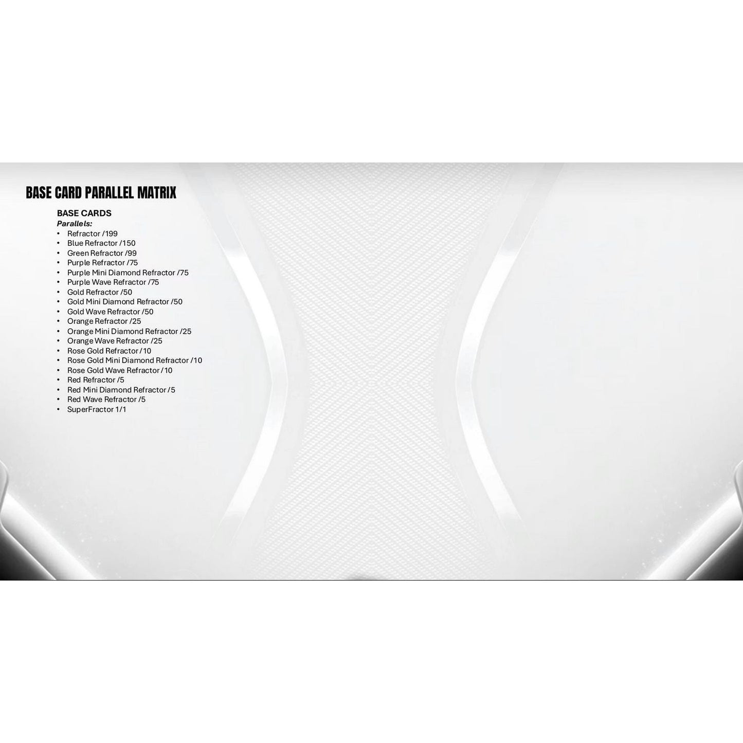 2026 Topps Chrome Black Baseball Hobby Box