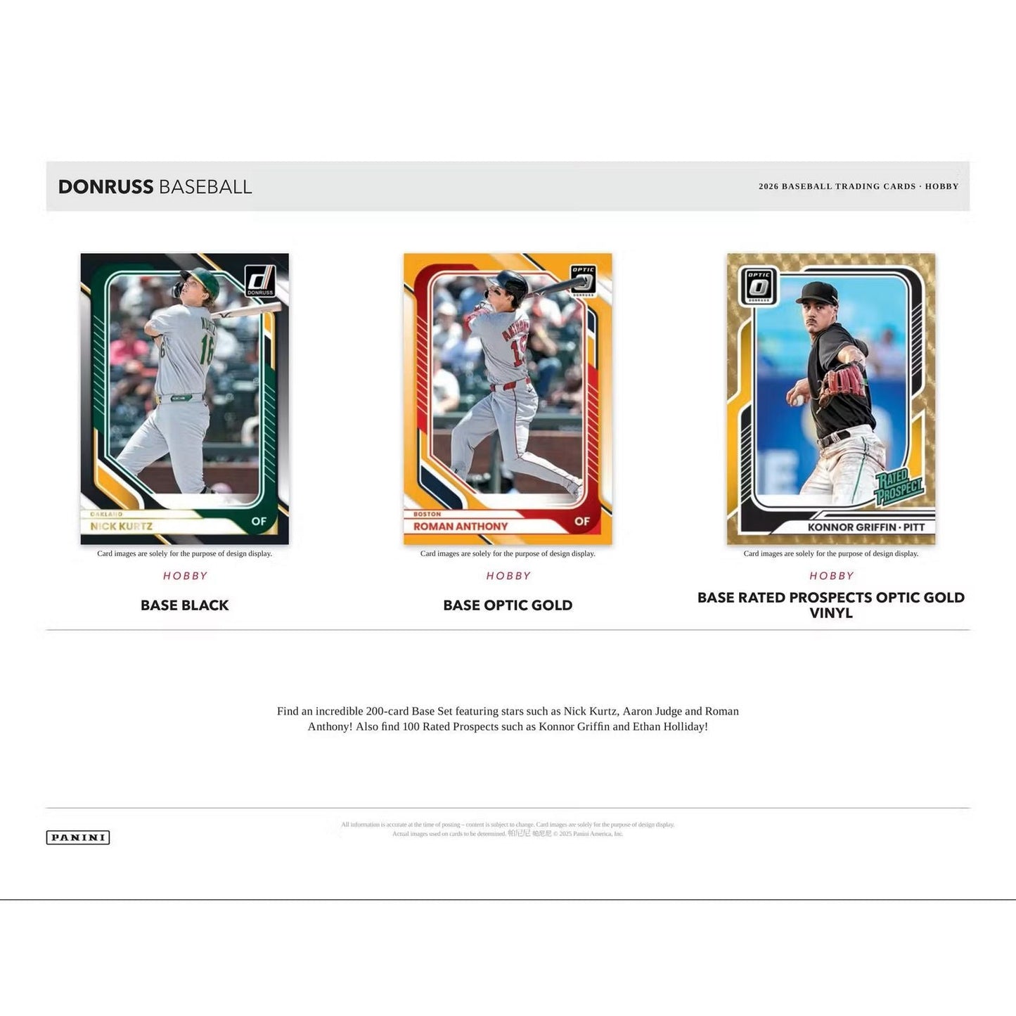 2026 Panini Donruss Baseball Hobby Box