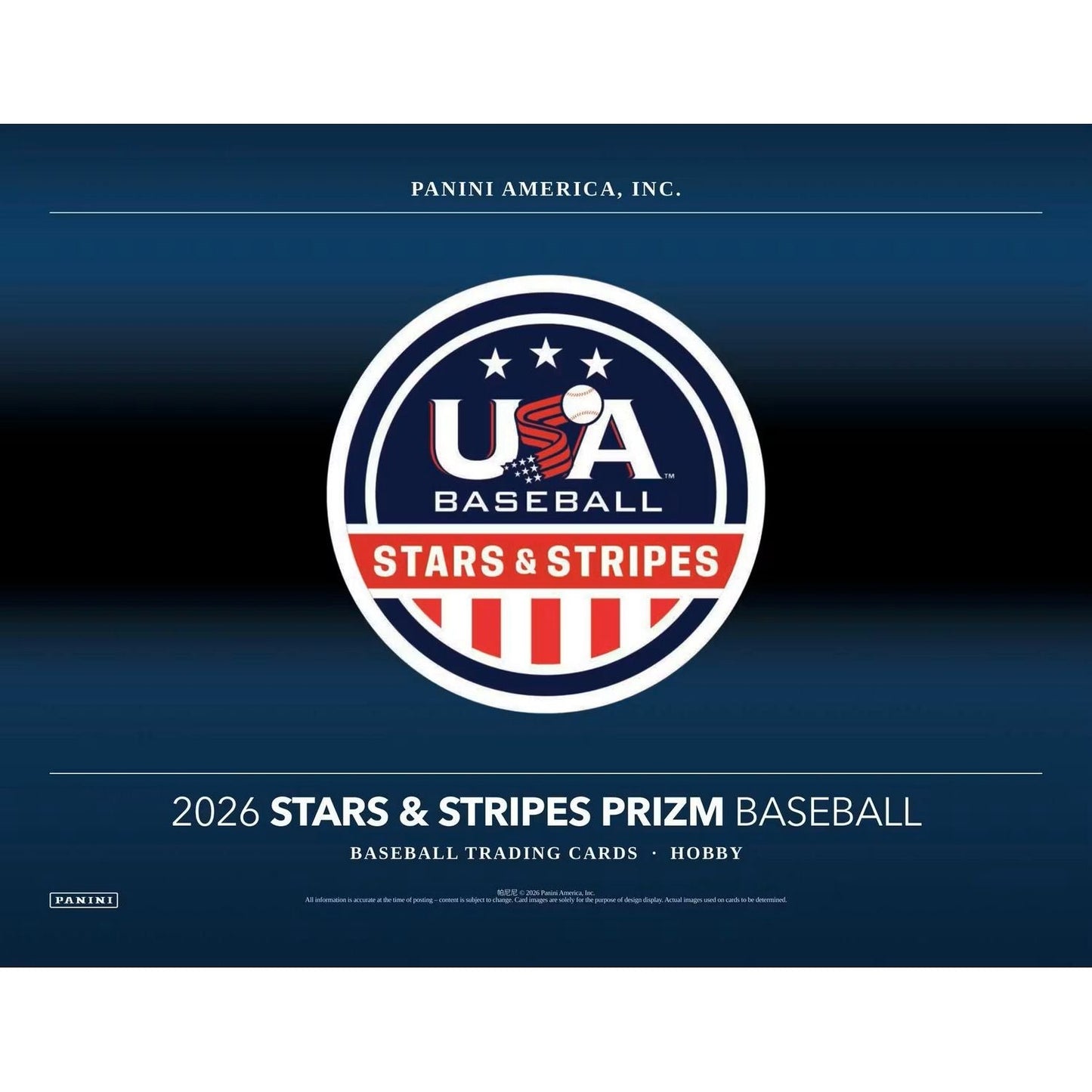 2026 Panini Stars & Stripes Prizm Baseball Hobby Box