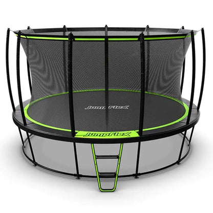 JumpFlex Hero Round Outdoor Trampoline for Garden & Backyard Use