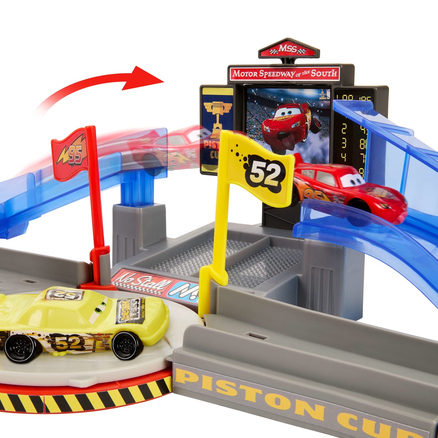 Kids Racing Car Stunt Track Play Set with Toy Car