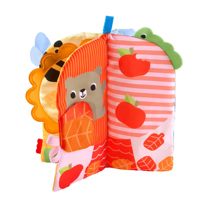 Baby Soft Sensory Cloth Book for Tummy Time
