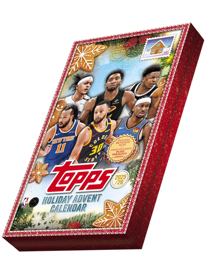 2025/26 Topps Holiday Basketball Countdown Advent Calendar