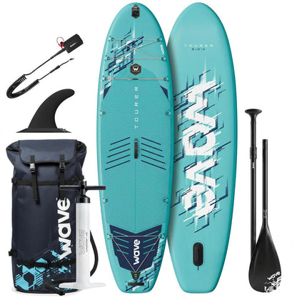 Wave Tourer 3.0 10'3" Inflatable SUP Paddle Board – Ice Blue