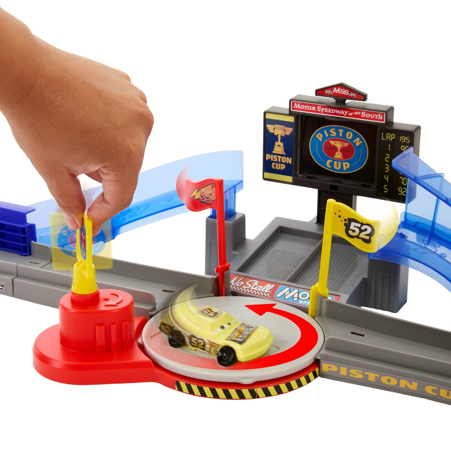 Kids Racing Car Stunt Track Play Set with Toy Car