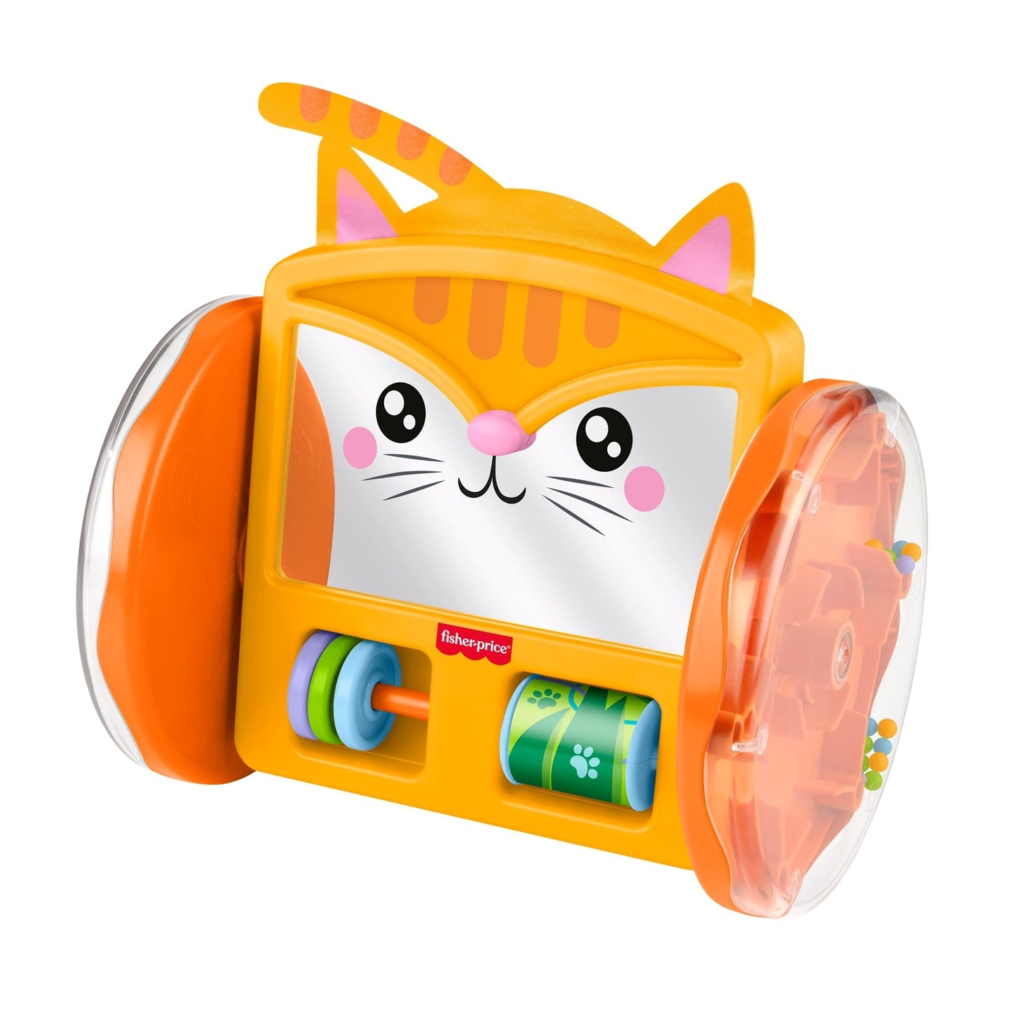Baby Crawling Cat Activity Toy for Tummy Time Play