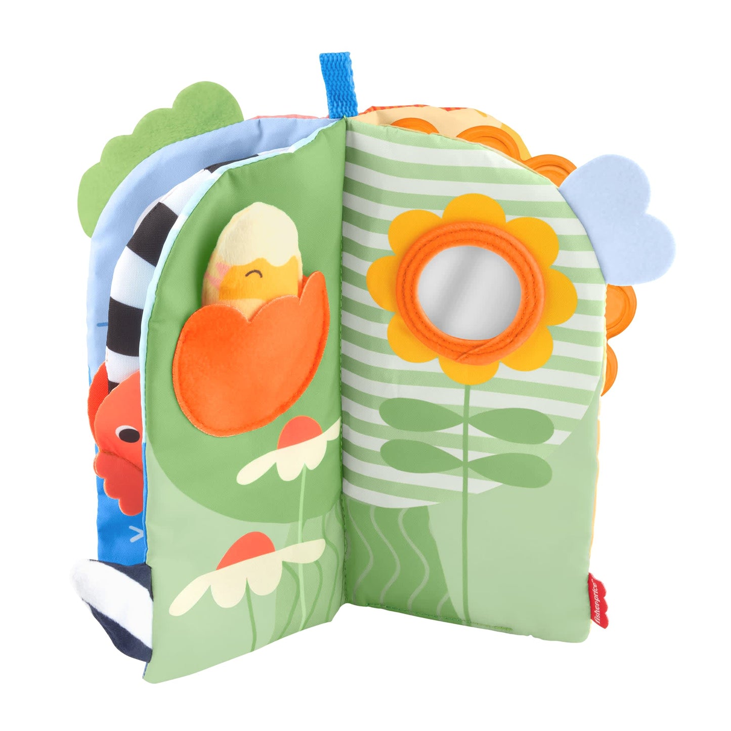 Baby Soft Sensory Cloth Book for Tummy Time