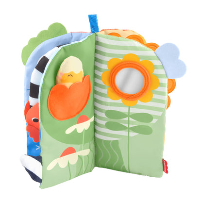 Baby Soft Sensory Cloth Book for Tummy Time