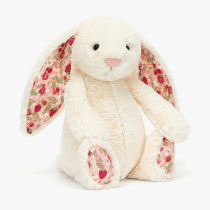 Jellycat Blossom Cream Bunny – Adorable Berry-Patterned Plush