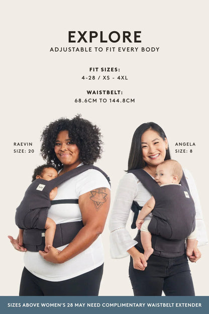 Spruce - Linen Explore Adjustable Baby Carrier