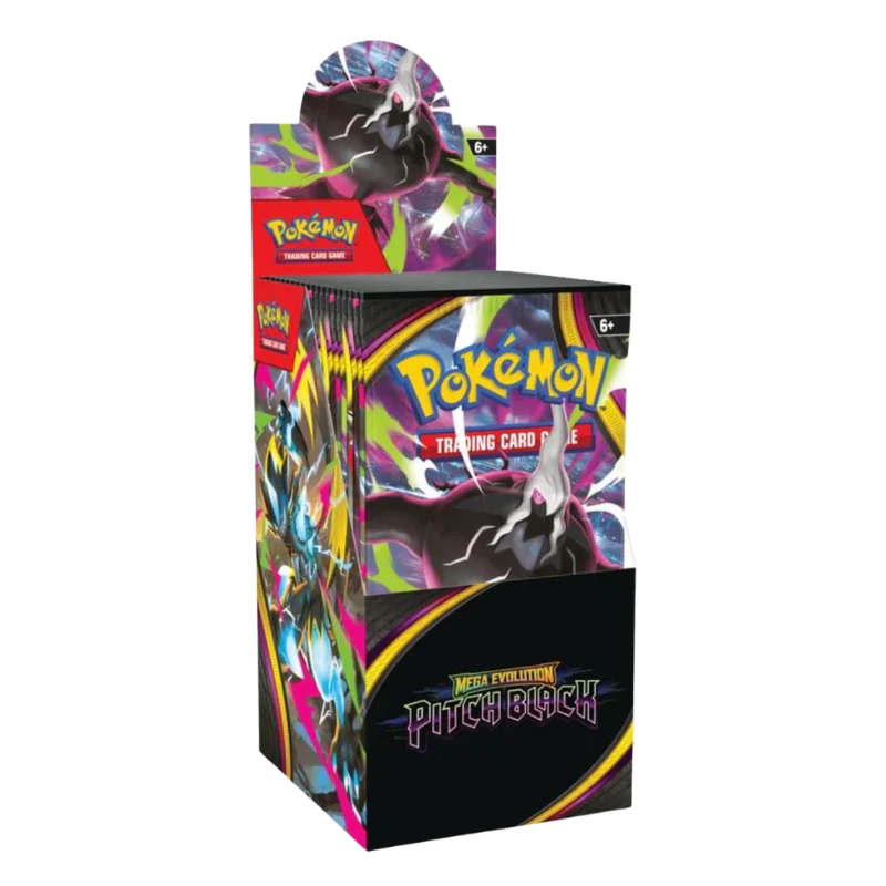 Pokémon TCG: Mega Evolution – Pitch Black Half Booster Box – 18 Packs