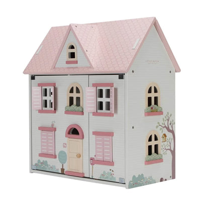 Little Dutch Pink Wooden Doll’s House with Furniture & Accessories