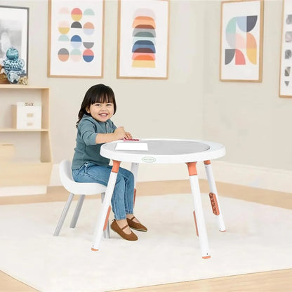 3-in-1 baby activity centre jumper and table with removable toys and 360° rotating seat
