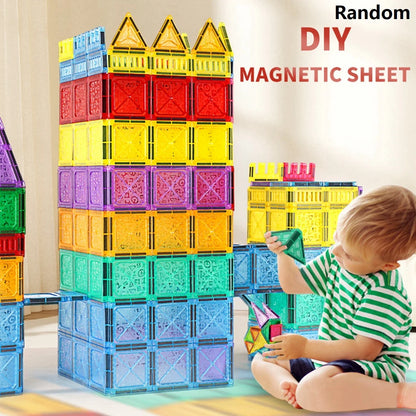 Magnetic Tiles Building Blocks for Kids Ages 3-8, Magnetic Toys for Boys and Girls, Preschool STEM Learning