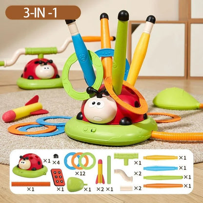 Ladybug Multifunction Rope Skipping Jump Toy Educational Outdoor Game for Children Age 3+