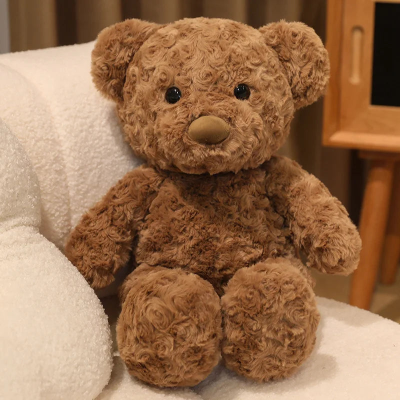 30cm Cute Twisted Teddy Bear Plush Toy – Soft Stuffed Animal Gift for Kids Girls