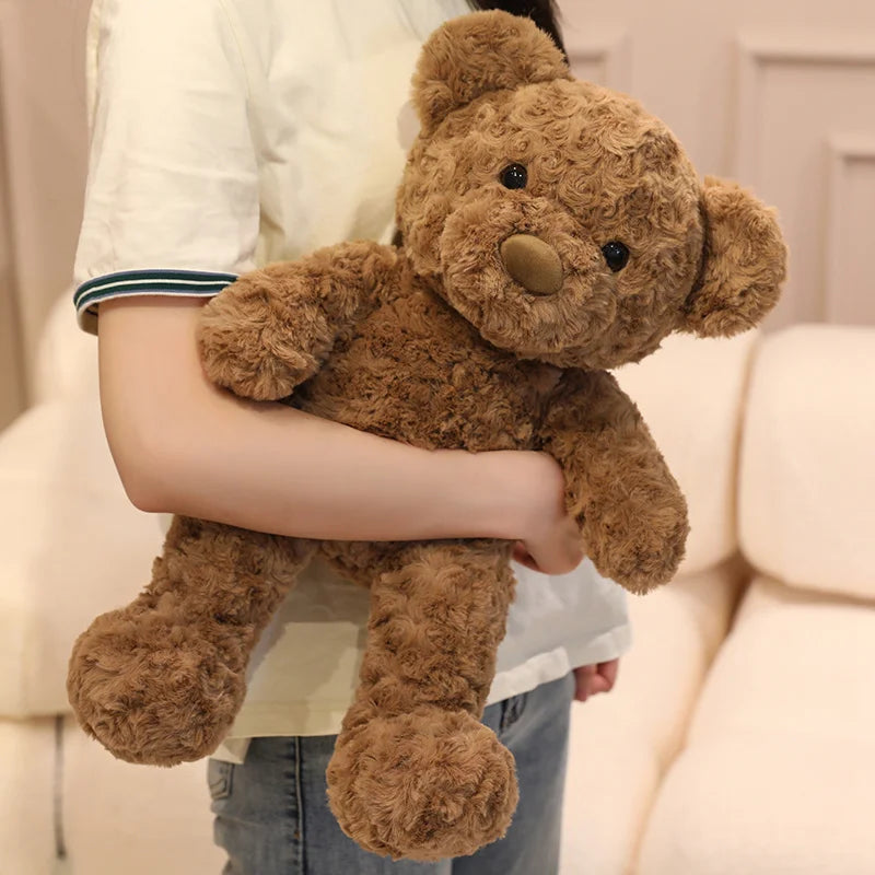 30cm Cute Twisted Teddy Bear Plush Toy – Soft Stuffed Animal Gift for Kids Girls