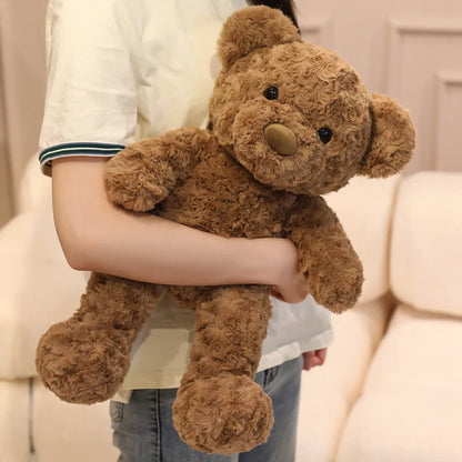30cm Cute Twisted Teddy Bear Plush Toy – Soft Stuffed Animal Gift for Kids Girls