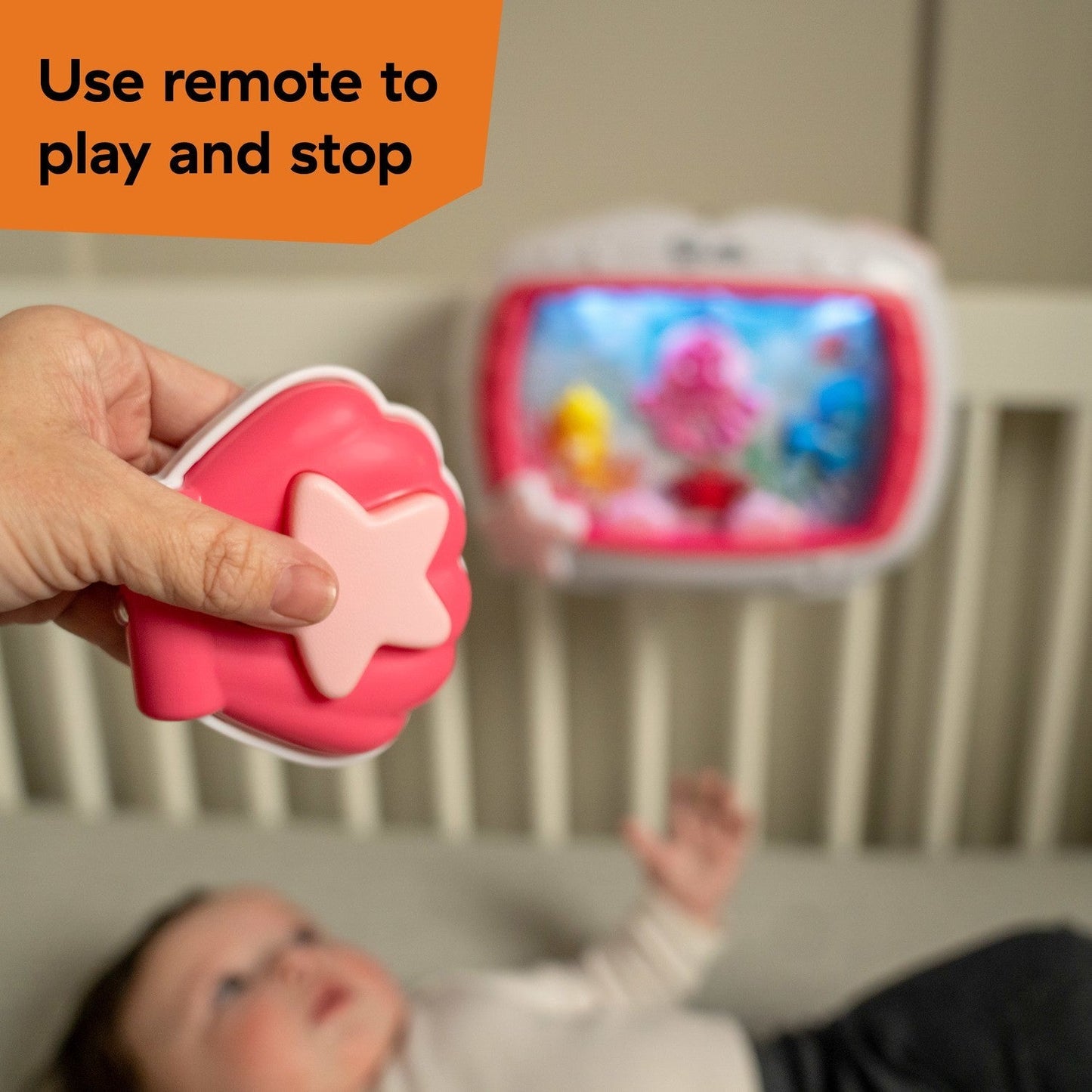 Baby Einstein Sea Dreams Soother Musical Crib Toy Pink – Suitable From Birth 0M+