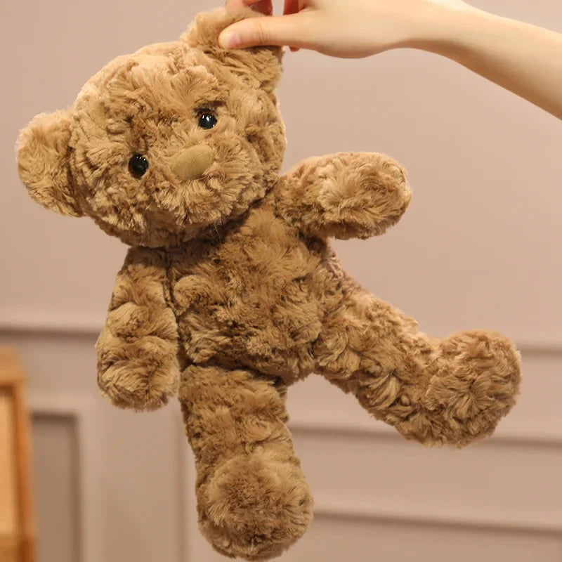 30cm Cute Twisted Teddy Bear Plush Toy – Soft Stuffed Animal Gift for Kids Girls