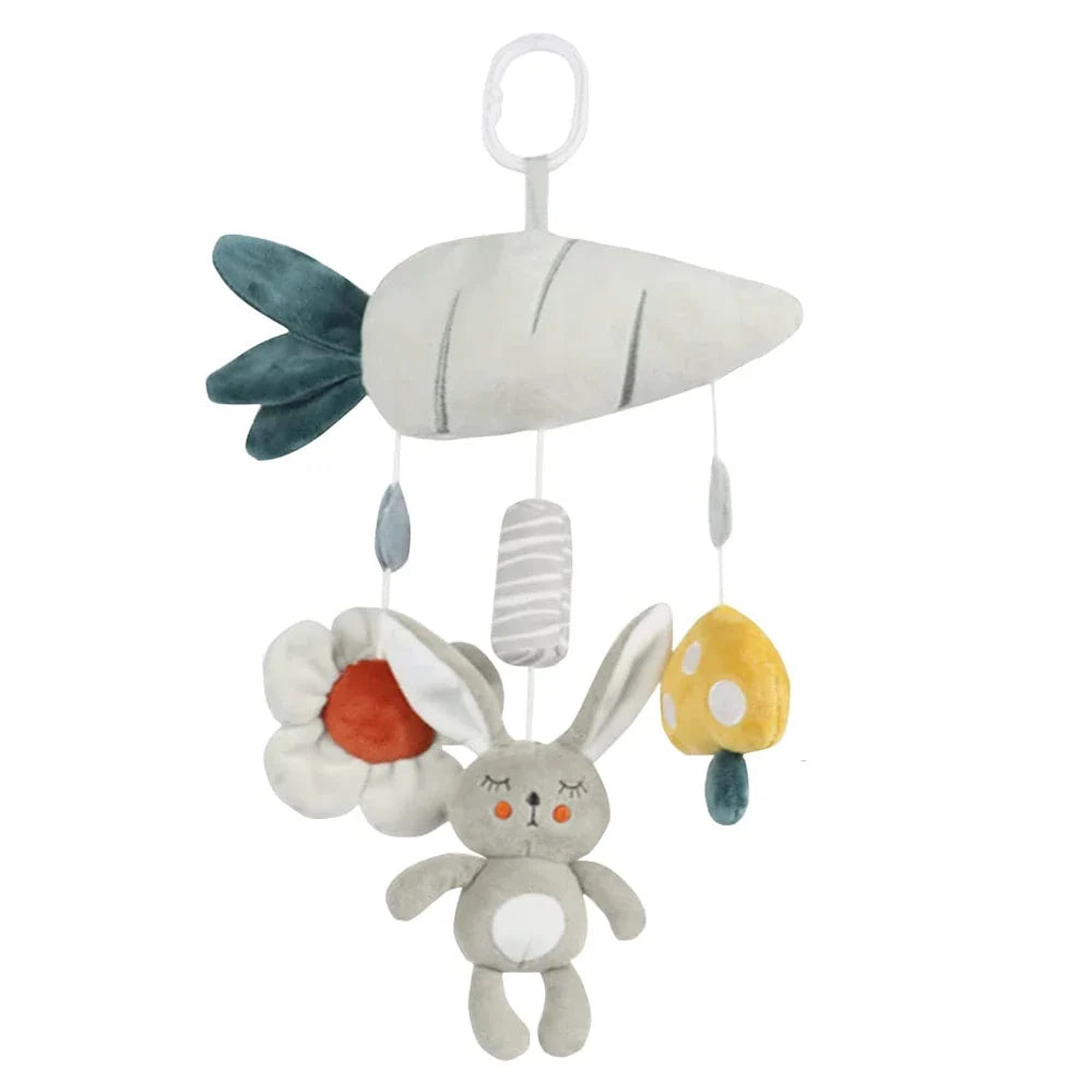 Infant Spiral Activity Toy for Car Seat & Stroller – Elephant Hanging Sensory Toy
