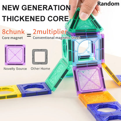 Magnetic Tiles Building Blocks for Kids Ages 3-8, Magnetic Toys for Boys and Girls, Preschool STEM Learning