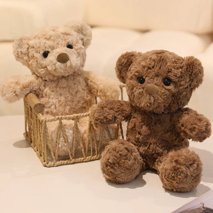 30cm Cute Twisted Teddy Bear Plush Toy – Soft Stuffed Animal Gift for Kids Girls