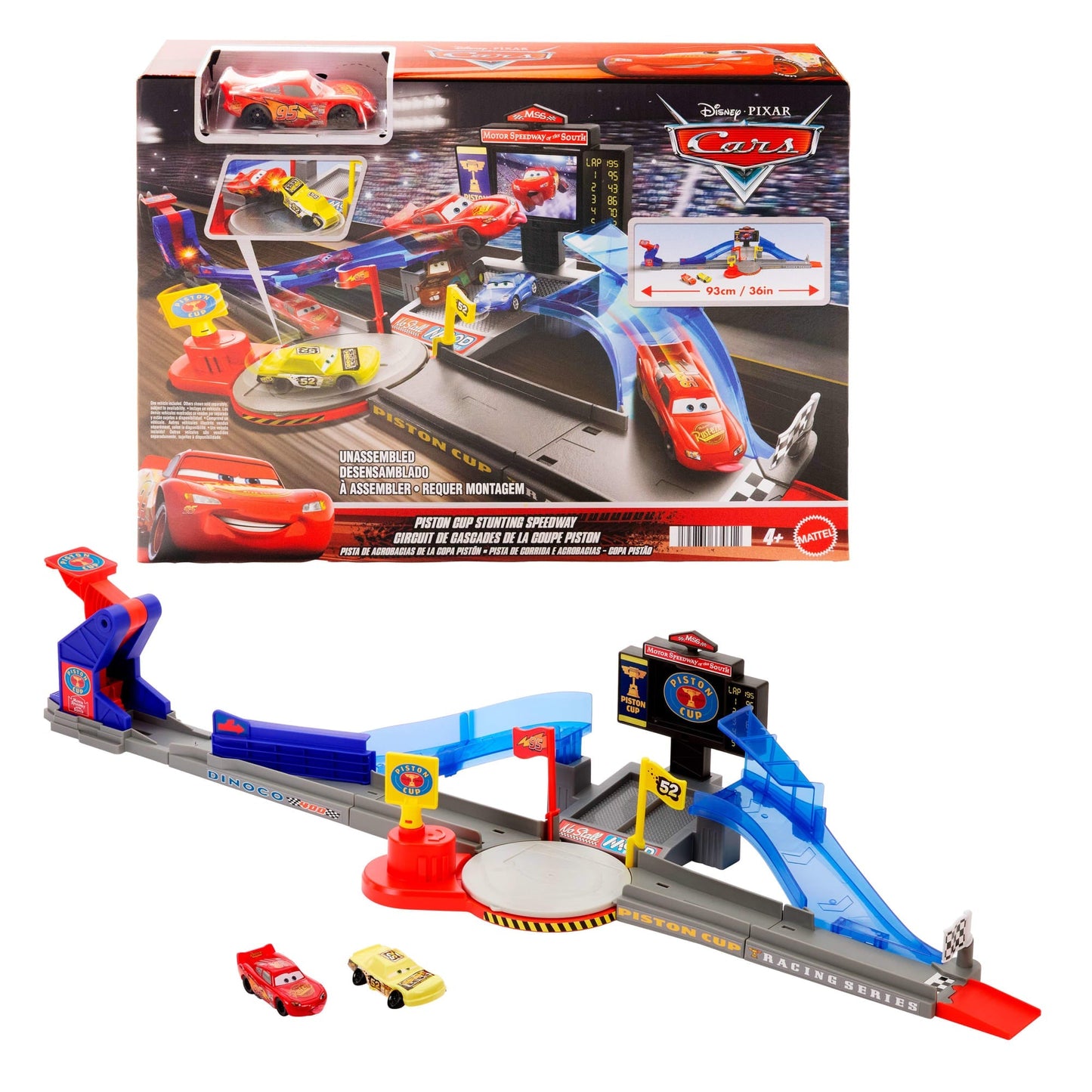 Kids Racing Car Stunt Track Play Set with Toy Car