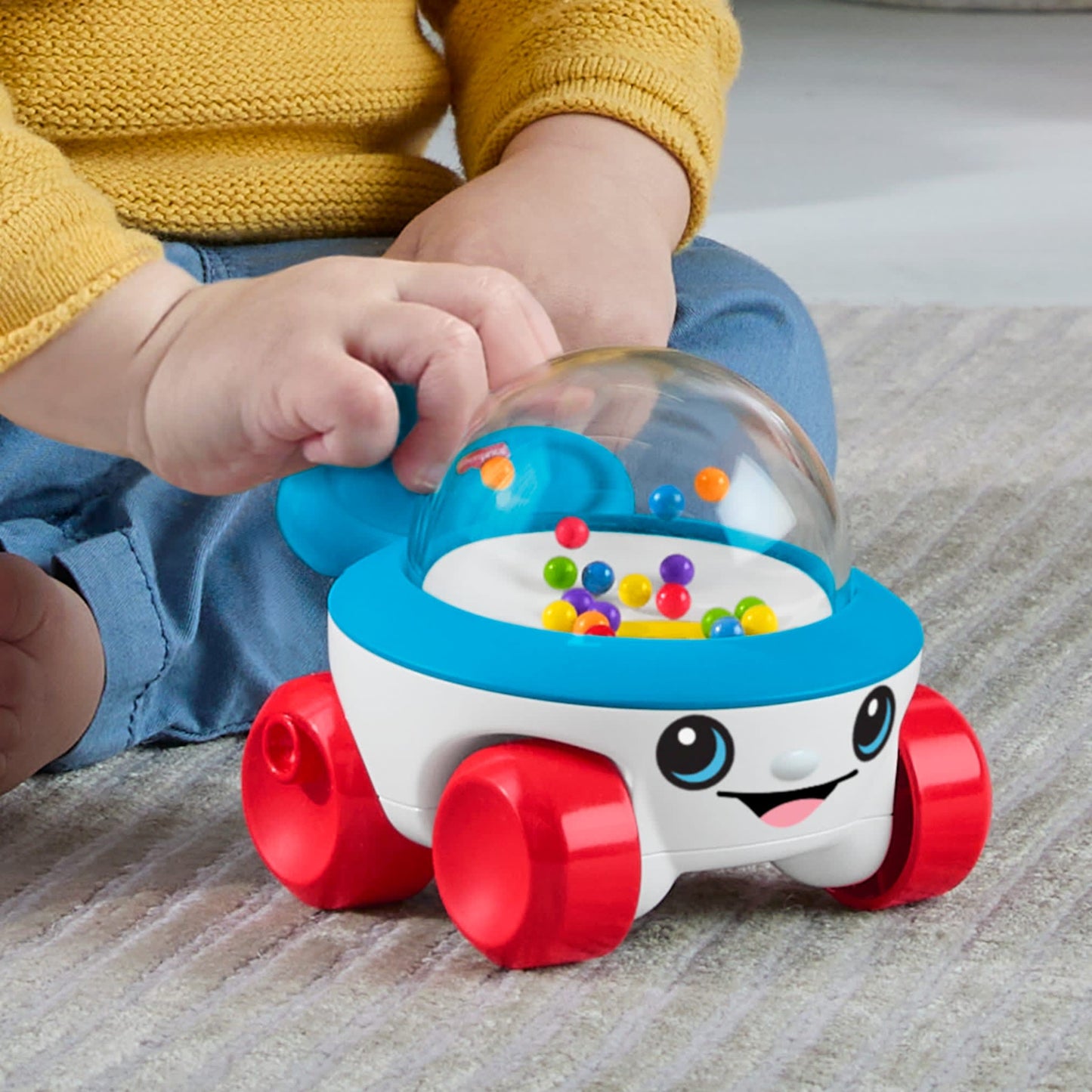 Baby Musical Rolling Ball Crawl Toy with Colourful Balls