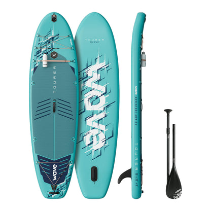 Wave Tourer 3.0 10'3" Inflatable SUP Paddle Board – Ice Blue