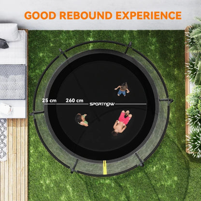 Sportspower Sport-Pro 10ft Folding Trampoline with Safety Enclosure