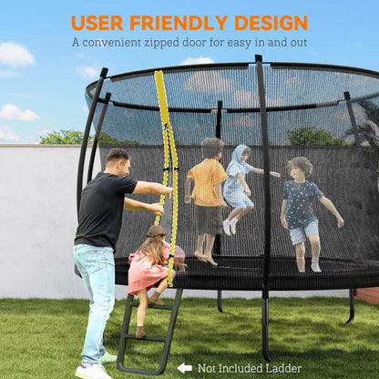 Sportspower Sport-Pro 10ft Folding Trampoline with Safety Enclosure