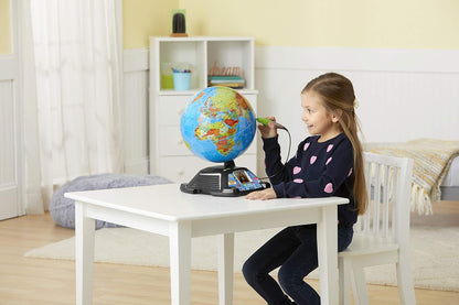 LeapFrog Magic Adventures Globe – Interactive Educational Toy with LCD Screen for Kids Ages 5+