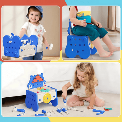 ToyBox™ All-in-One DIY Montessori Tool Box Set for Kids – Creative Building & STEM Play To
