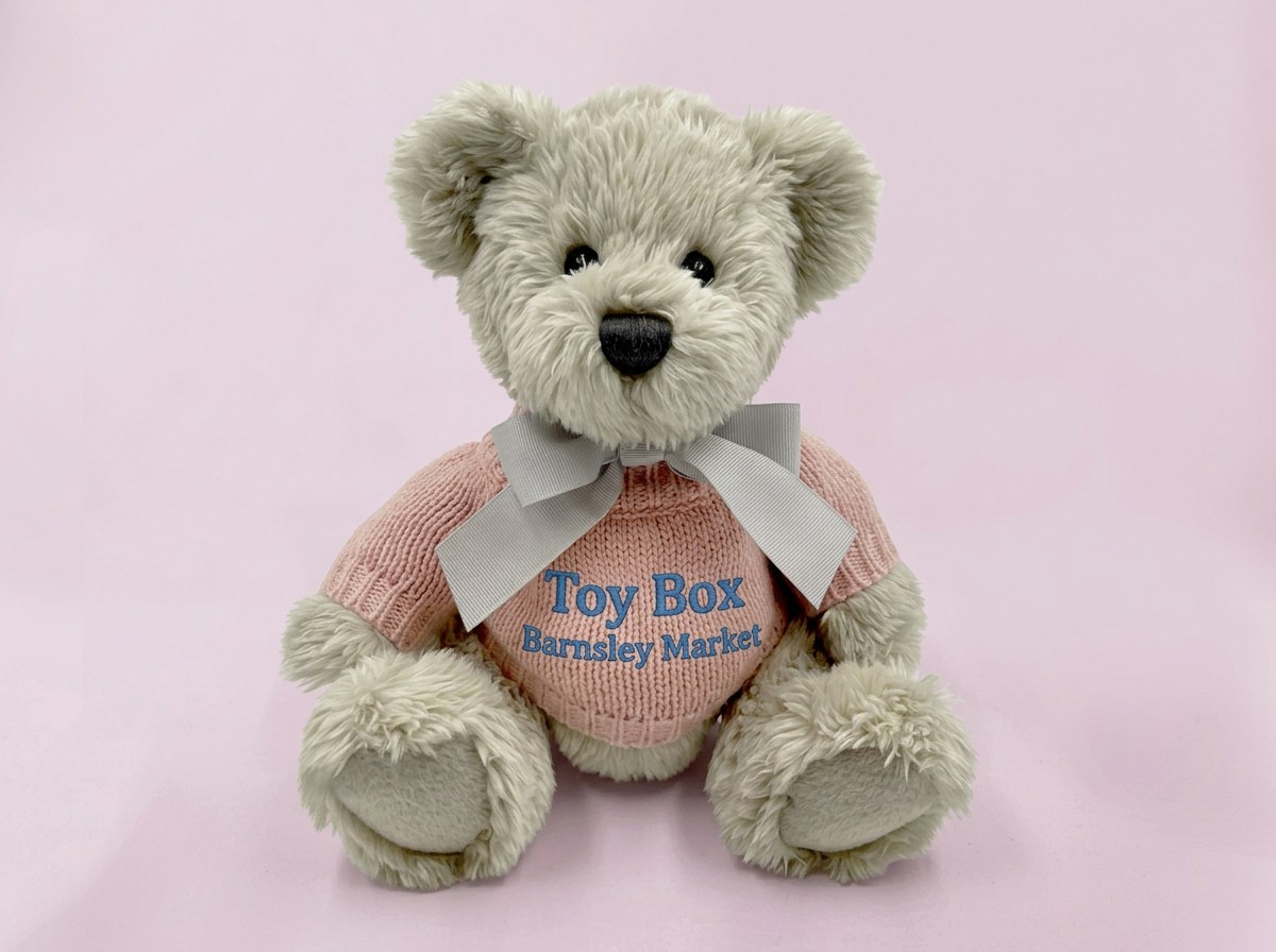 Personalised Berkeley Bear Pink Teddy – 20cm Plush with Embroidered Name