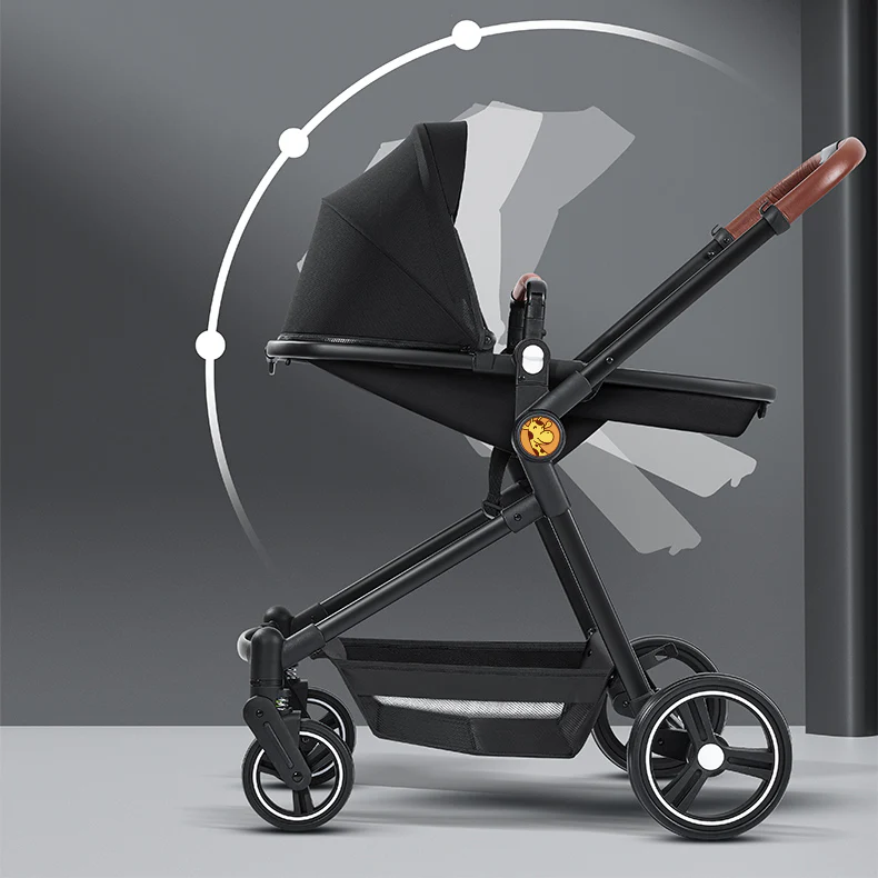 Foldable Twin Baby Stroller Double Pushchair Lightweight Travel Pram for Two Children
