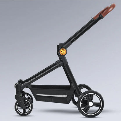 Foldable Twin Baby Stroller Double Pushchair Lightweight Travel Pram for Two Children