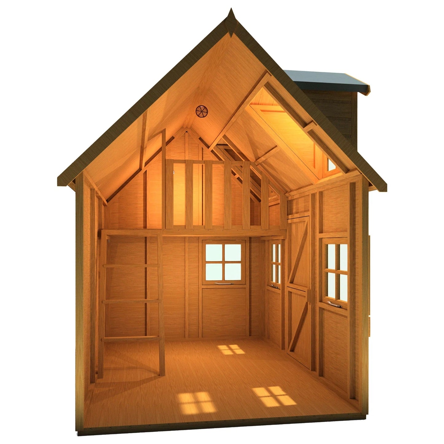 Shire Hatter's House 8x6ft Wooden Playhouse